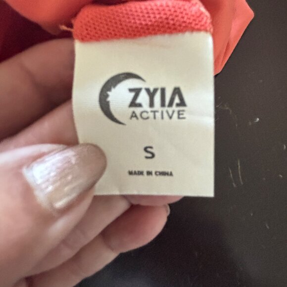 Zyia Active Flamingo Confluence Sports Bra S Padded Supportive Fit For Women - Picture 5 of 10